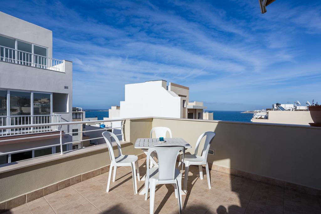 Appartement Seaview Penthouse à San Pawl il-Baħar Extérieur photo